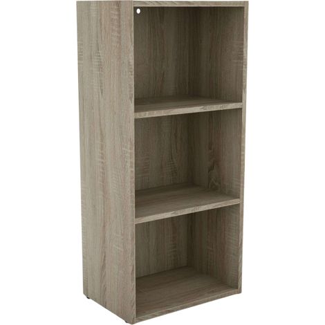 Étagère basse à 3 niveaux pour salon, salle à manger, rangement, Plea, 42 x 92 x 29 cm (1/5)