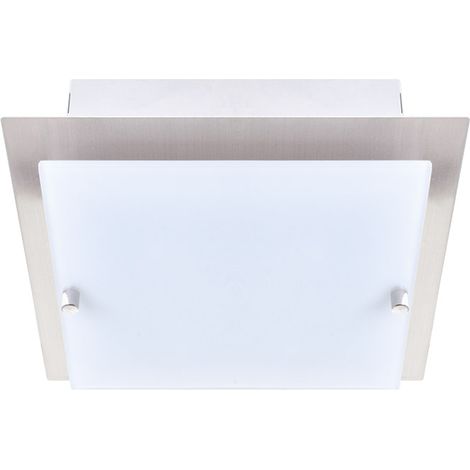 Plafoniera lunga 2xg9 l.20xw.20xh.20xh.6cm nichel