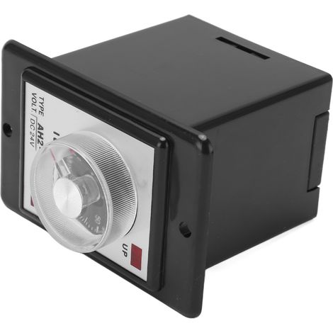 Relais temporisé miniature AH2-Y 60M 8 broches à pointeur, boîtier ABS pour équipement d'automatisation, 24V DC (1/5)