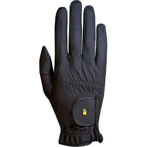 Guanti equitazione Roeck Grip invernale per adulto traspiranti con rinforzi e ottimo grip: 10, Bianco /bianco