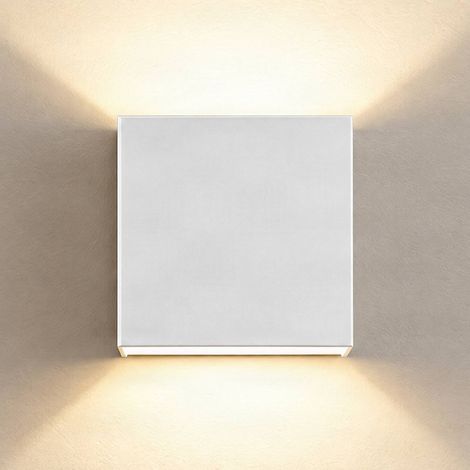 LED Wall Light 'Anneke' made of Plaster/Clay for Living Room & Dining Room (1/5)