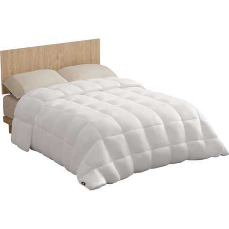 Nalui Edredon Blanco Warmy E200 Microfibra (200 gr/m²), Suave e Respirável