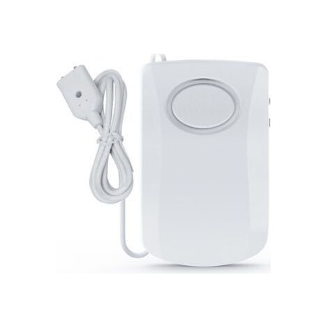 Water leak detector, 130dB intelligent flood detector, wireless water alarm sensor (1 piece, white) (1/3)