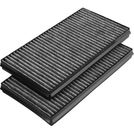 Filtre à air d'habitacle, 2 pièces Filtre à air de Voiture,Ensemble de Filtres à air D'habitacle pour E60 528i 535i 535xi 545i 550i 650i M5 M6. (1/5)