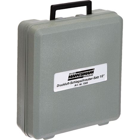 Mannesmann - M 1503 – Set avvitatore a percussione ad aria compressa, 1/2", 15 pz. [Germany] (1/4)