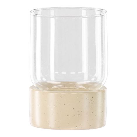 Vica Teelichthalter beige.