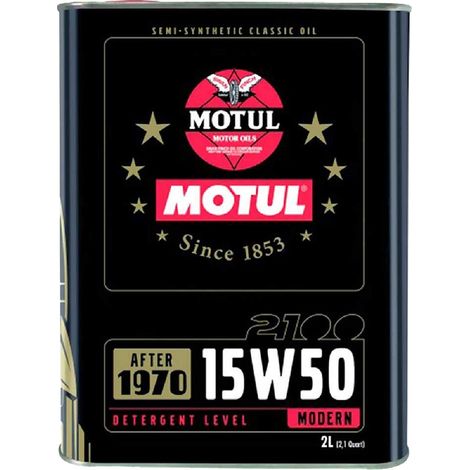 Huile Motul 2100 15W50 bidon de 2 Litres
