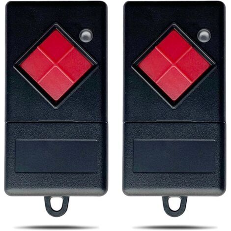 RHG Lot de 2 télécommandes sans fil 40.685mhz pour porte de garage, Compatible avec émetteur portatif Dic-ert MAHS40-01 canal (1/5)