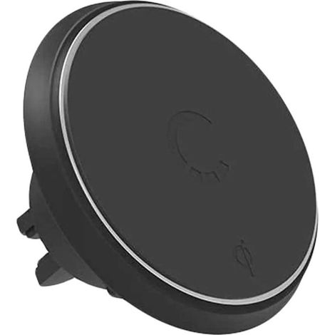 Cargador de coche MagMount Qi Wireless 7.5W - Negro (1/5)