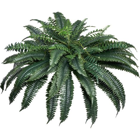 VEVOR Fougere Artificielle, 110-120 cm, Fausse Fougere de Boston avec 88 Feuilles, Grande Plante Artificielle Suspendue pour Decoration Interieur Exterieur, Maison, Bureau, Pot de Fleurs Non Inclus