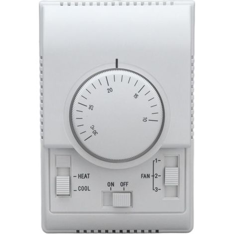 Thermostat mécanique d'air conditionné central à 2 voies, interrupteur de commande, Conditionneur 110‑220V (1/4)