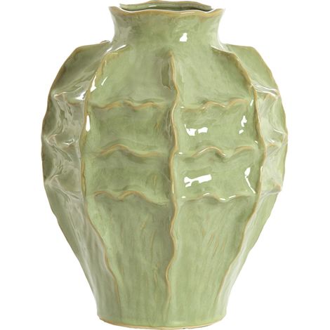 Vaso verde in ceramica raffinato Light & Living Loseto (1/3)