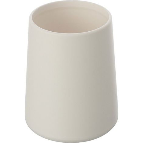 Portaspazzolino In Plastica Bianco da Appoggio Per Bagno Moderno (1/4)