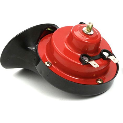 Klaxon étanche 110 dB pour moto, camion, train, bateau, voiture, SUV - Rouge (1/5)