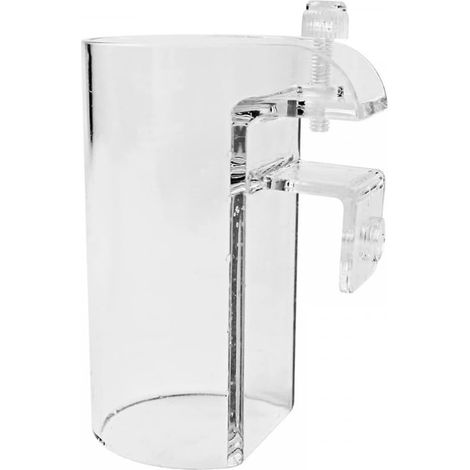 Mangeoire pour Poissons,Aquarium Feeder Station d'alimentation en Acrylique,Réglable Float Nourriture Cercle d'alimentation pour Aquarium Crevette,Reptiles (1/5)