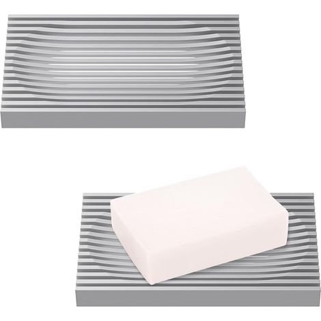 Lámpara de mesa, lámpara de mesa LED portátil con forma de maceta para el cuidado de la vista, ideal para la escuela (gris) (1/5)