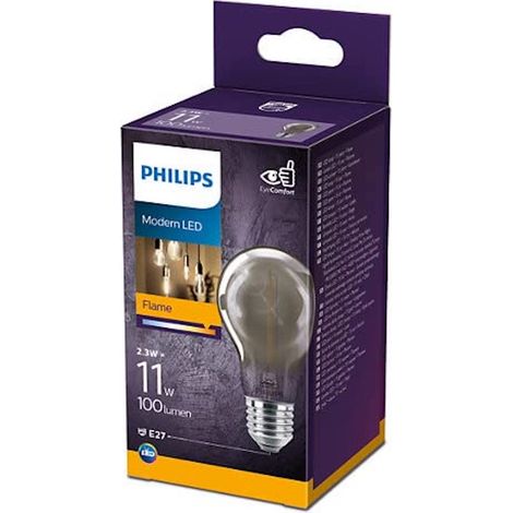 Philips LED 75963600 LED E27 forme de poire 2.3 W = 11 W blanc chaud (Ø x L) 6 cm x 10.6 cm 1 pc(s) A866032 (1/10)