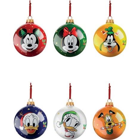 Egan pallina natale Disney Winter Magic Pluto porcellana 8 cm