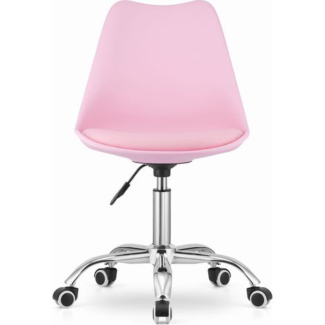Sedia girevole VIENA - rosa (1/4)