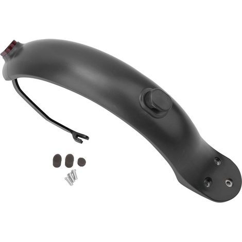 Alomejor Garde-Boue arrière de Rechange pour Scooter électrique EBike Fender avec feu arrière et Crochet pour pièces de Rechange M365(Black) (1/5)