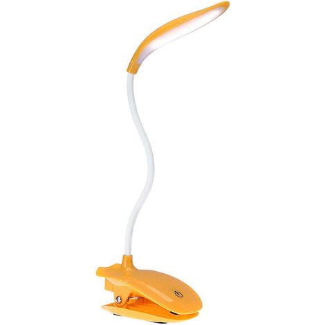 LED-Schreibtischlampe mit Klemme, Schwanenhals, tragbar und leicht, ideal zum Lesen oder Arbeiten