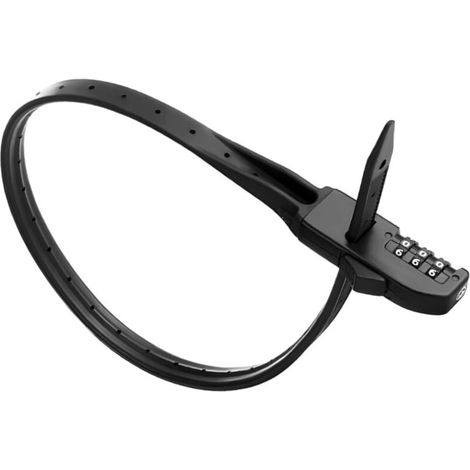 54cm Portable Cable Bike Lock, Keyless, Secure Lock for Mountain Bikes, Scooters and Urban Bicycles, Compact, Durable, Anti-Theft
