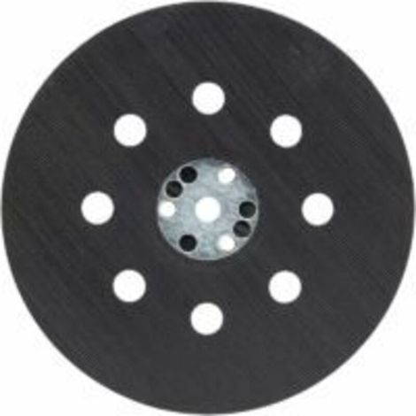 Plateau de Ponçage Mi-Dur (pour Peinture, Mastic, 8 Trous, Ø 125 mm, Accessoires Ponceuses Excentriques) (1/4)