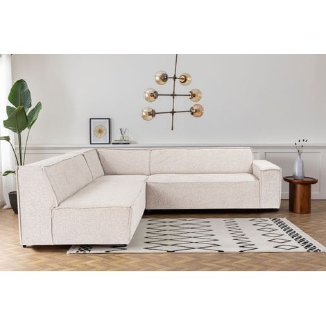 Ecksofa Puzzle Hellbraun (1/5)