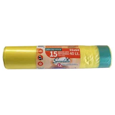 SACCHI PER PATTUMIERA 55x64 cm - confezione 15 pezzi -