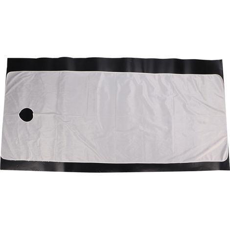 Drap de table de massage épais et chaud pour salon de beauté et spa professionnel, blanc avec trou (1/5)