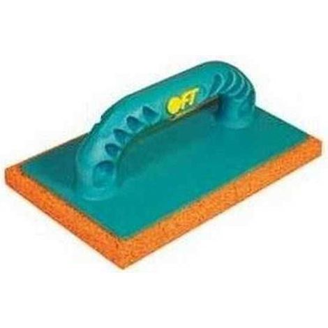 Frattone gomma  spugna arancio mm. 215x135 sp. 20 mm grana grande