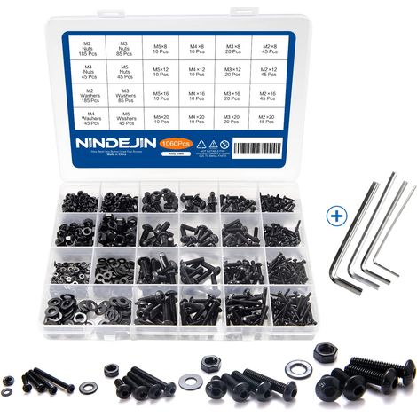 Ensemble d 'accouplement de vis avec joint et écrou en riz Rotor hexagonal interne 1060pcs (1/5)