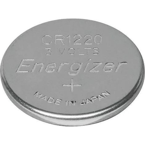Pile bouton Energizer CR1220 lithium 3 volts 12,5 mm