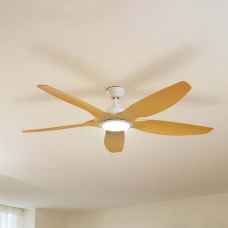 [GEBRAUCHT] B-Ware Lucande LED-Deckenventilator Omendo weiß DC leise dimmbar für Räume bis 15 m² (1/2)