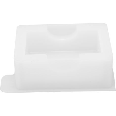 Moule en silicone souple pour sous-verres, démoulage facile, moule réutilisable pour résine et loisirs créatifs (MD3454), moule carré pour boîte de rangement sous-verres. (1/5)