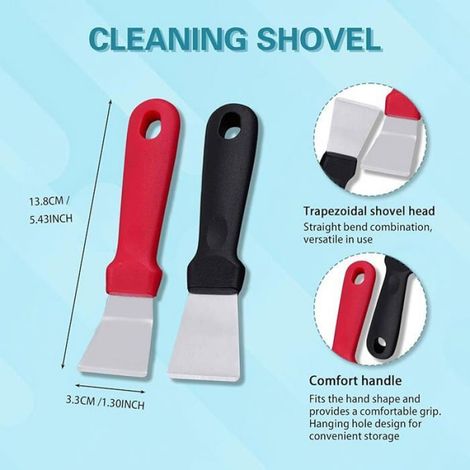 Brosse Interstices - 3 Brosse Joint Carrelage + 3 Brosse Métallique + 2 Grattoir Congelateur - Ensemble 8 Pièces (1/5)