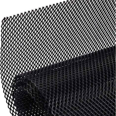 Griglia universale in alluminio 100x33 cm – Rete anticorrosione 6x3 mm – Protezione paraurti e motore – Facile installazione