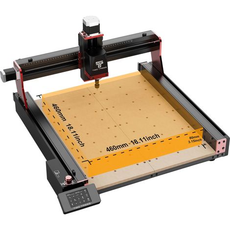 Fraise CNC, Ingénierie de Précision, Machine de Découpe pour Bois Acrylique Métal, Utilisation Polyvalente, TTC450 Pro, UE, 3-Axes (1/2)