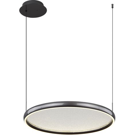 Globo - lámpara colgante - BRIGGS - negro - metal - lámpara de (1/5)