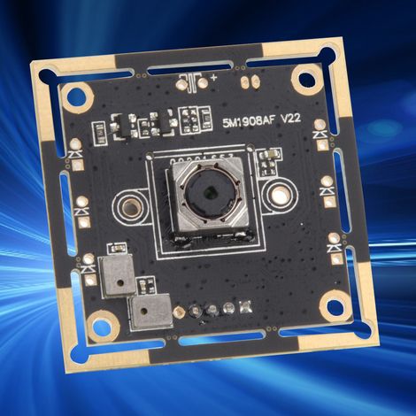Module caméra USB avec puce HM5040 et autofocus, 2592 x 1944 pixels, 30 images/s, champ de vision de 65,8° (1/5)
