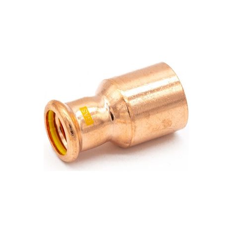Copper Pressfit Gas Reducer 35x22mm - Flameless Installation (1/2)