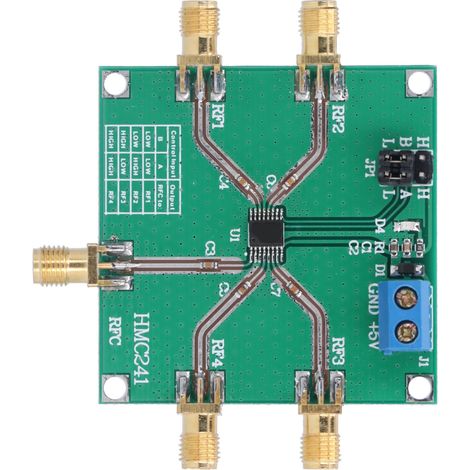 Module de commutation RF 1 pôle CC-3,5 GHz 4 voies, accessoire de carte de commutation sans fil HMC241 (1/5)