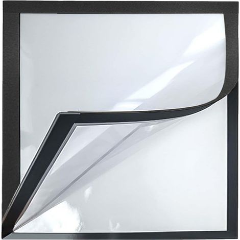 1 Cadre photo magnétique, fixation murale sans perçage, compatible A3 A4, présentoir décoratif pour enfants (1/5)