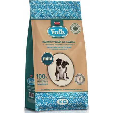 Alimento seco para perros Folk Delicate Junior con conejo 10 kg (1/4)