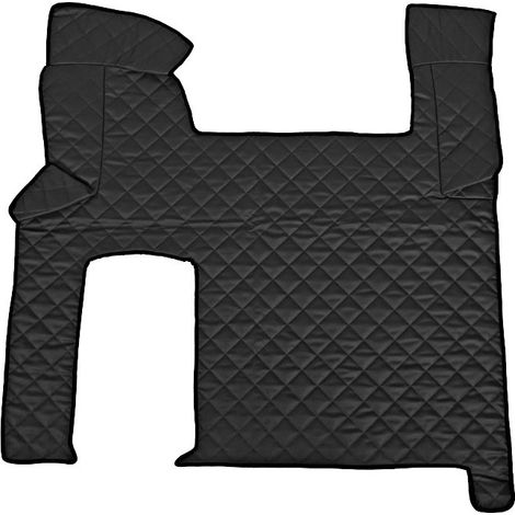 Tappeto centrale in Skeentex - Nero - compatibile per Man TGX (09/0712/16) automatico, 2 cassetti