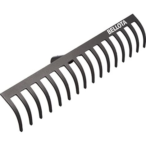 Bellota 951-16 - Rastrello da Giardino con 16 Denti - Testa di Acciaio - Rastrello di Media Intensità per Giardinaggio - Manico Non Incluso (1/4)