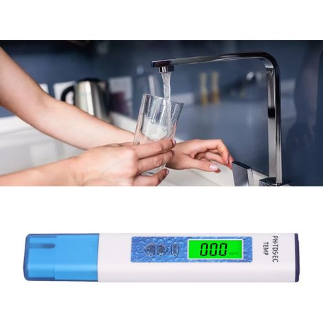 Stylo de mesure portable quatre-en-un : pH/TDS/EC/température, mesureur TDS, mesureur EC, pH-mètre (1/5)