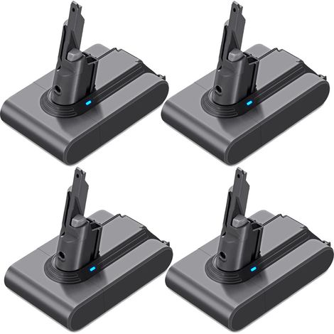 4X V7 Batterie pour Dyson Batterie Dyson 21,6V 4000mAh SV11 V7 Cordless V7 Extra V7 trigger + V7 motor head V7 Pro V7 fluffy V7 mattress (1/5)