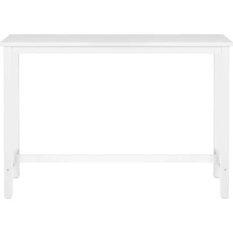 Table de bar multifonctionnelle en MDF et métal 140 x 100 x 40 cm (1/5)