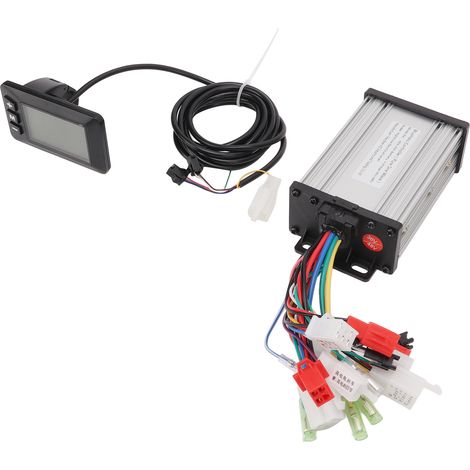 Bürstenloser E-Bike-Controller aus ABS-Aluminiumlegierung, 36V/48V, 350W, geräuschlos, mit LCD-Bildschirm. (1/5)